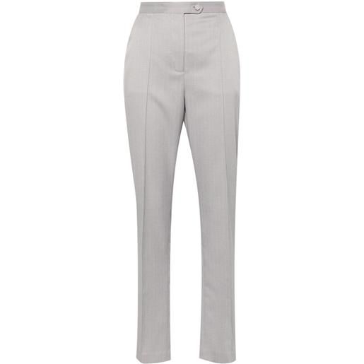 STYLAND pantaloni sartoriali gessati - grigio