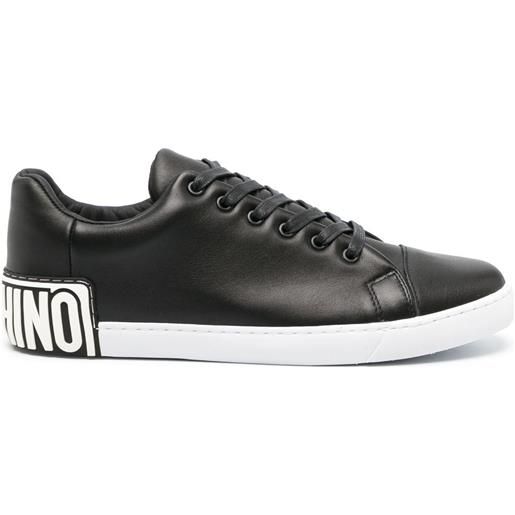 Moschino sneakers maxilogo - nero