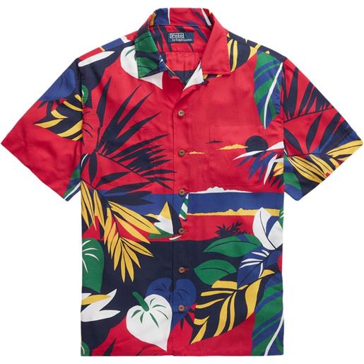 Polo Ralph Lauren camicia con stampa grafica - rosso