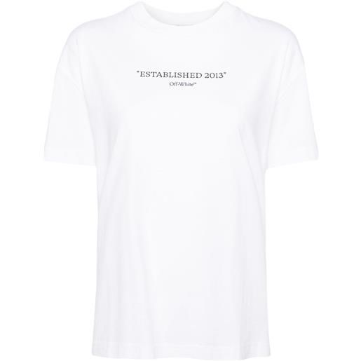 Off-White t-shirt con stampa - bianco