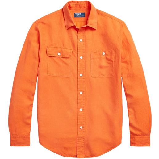Polo Ralph Lauren camicia slim - arancione