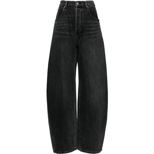Alexander Wang jeans a gamba ampia - nero