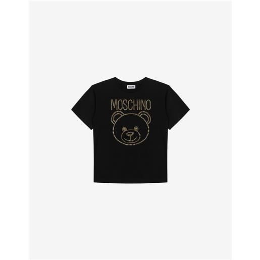 Moschino maxi t-shirt in jersey teddy bear