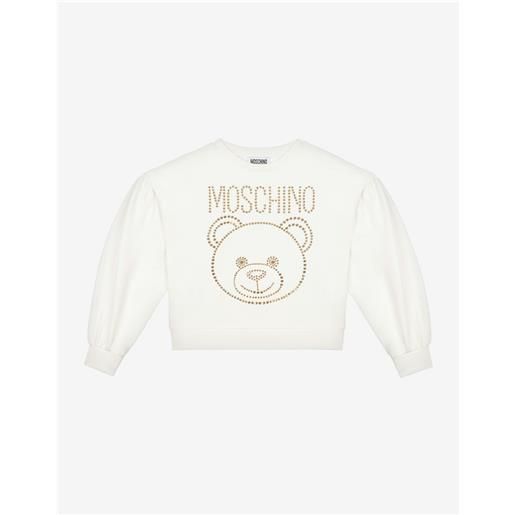 Moschino felpa in cotone teddy bear