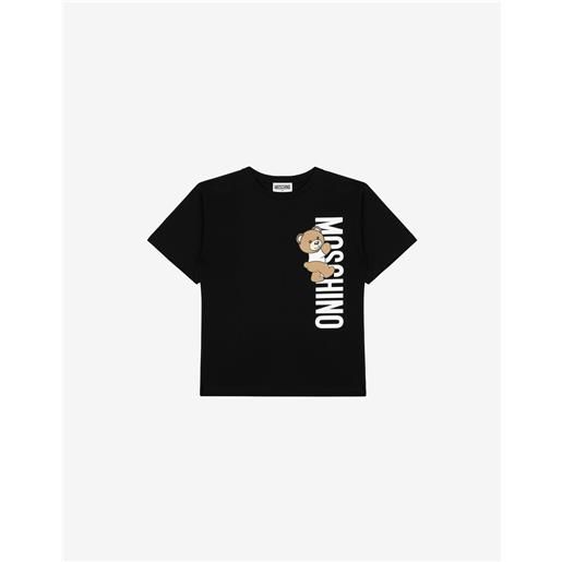 Moschino maxi t-shirt in jersey teddy logo