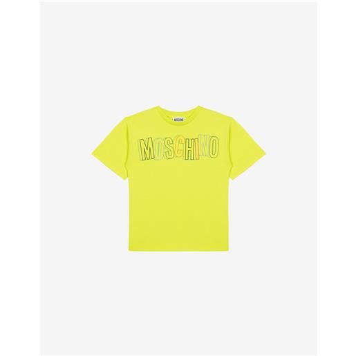 Moschino maxi t-shirt in jersey logo
