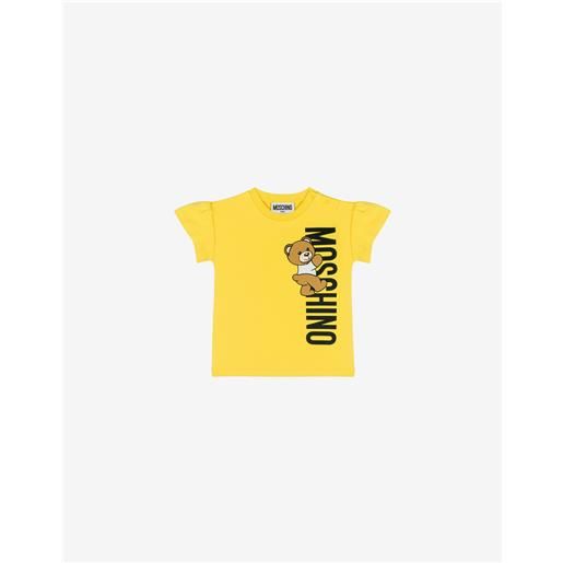 Moschino abito in felpa teddy logo