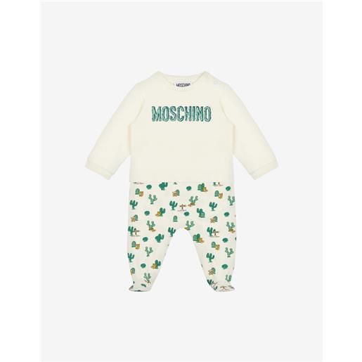 Moschino tutina in jersey allover cactus