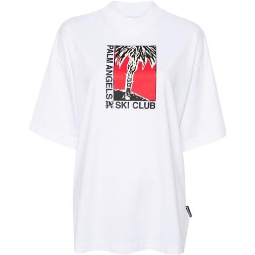 Palm Angels t-shirt palm ski club - bianco