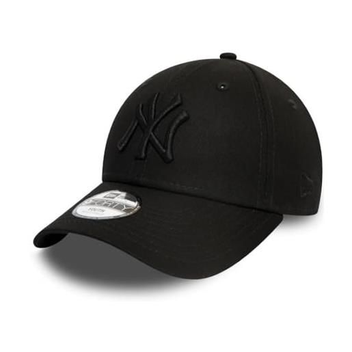 New Era york yankees 9forty adjustable kids cap league essential black/black - youth