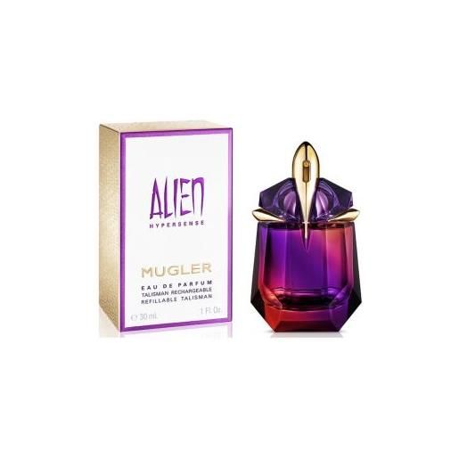 Mugler alien hypersense 30 ml, eau de parfum ricaricabile spray