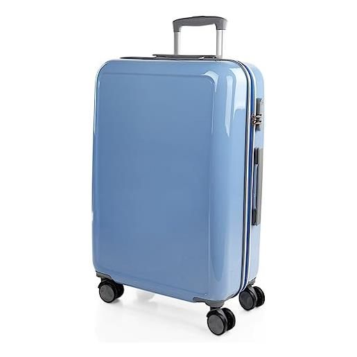 ITACA - valigia grande e resistente, valigie eleganti, valigia da stiva robusta, trolley spazioso, valigie trolley in offerta 702660, blu