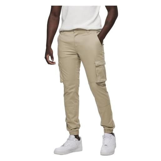Only & Sons cam stage cuff cargo pants 30