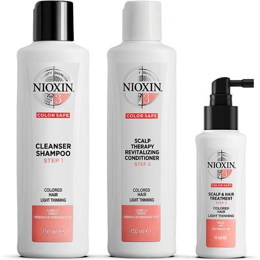 NIOXIN sistema 3 kit trifasico cofanetti per capelli