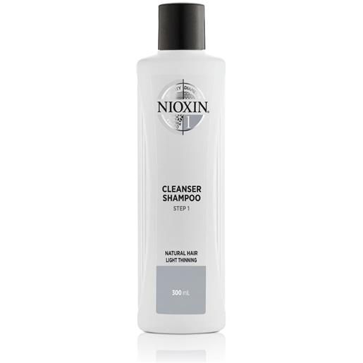 NIOXIN sistema 1 shampoo 300ml shampoo riequilibrante