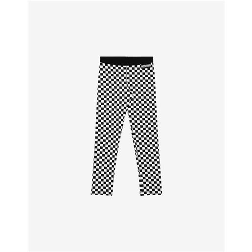 Moschino leggings in jersey check print