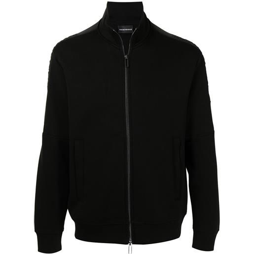 Emporio Armani maglione con zip - nero