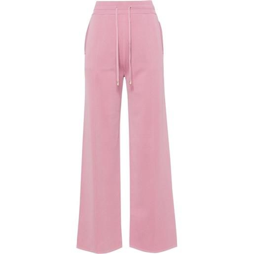 PINKO pantaloni con coulisse - rosa