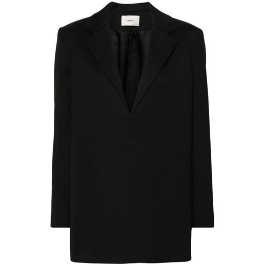 Coperni abito corto stile blazer - nero