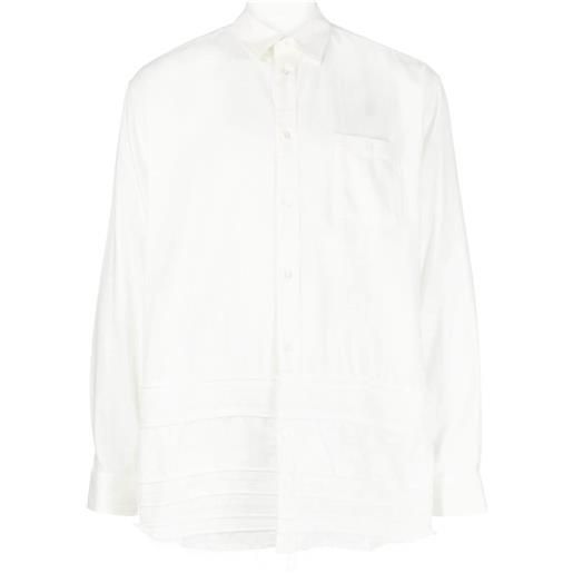 Undercover camicia con ricamo - bianco