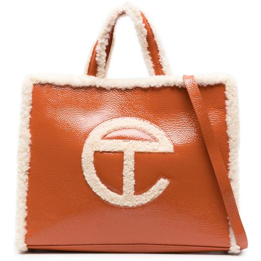 UGG borsa shopper crinkle media - arancione