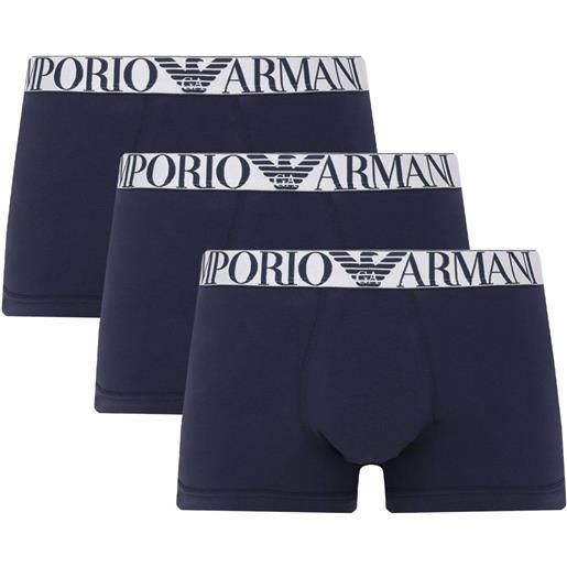 EMPORIO ARMANI set di 3 boxer con banda logo