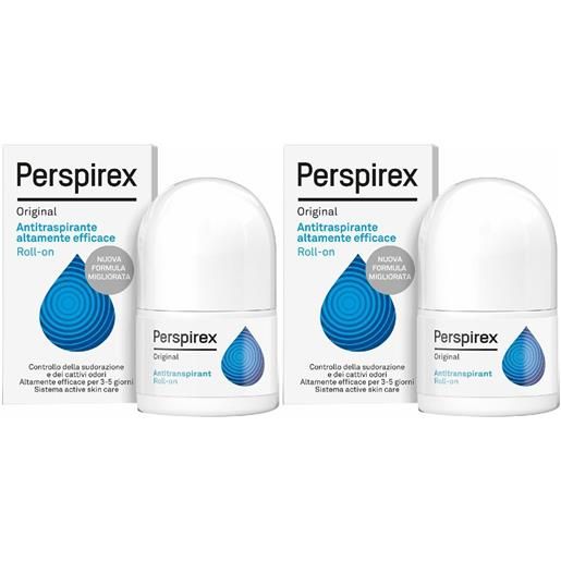 Riemann A/S perspirex original roll-on set da 2 2x20 ml