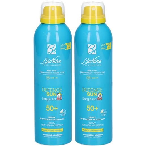 I.c.i.m. (Bionike) Internation bio. Nike defence sun baby&kid spray spf 50+ set da 2 2x200 ml