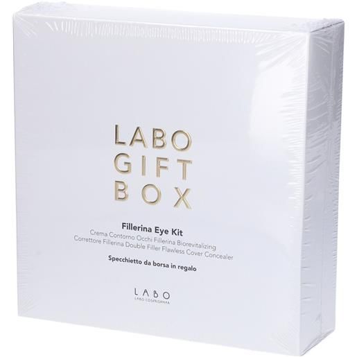 Labo International Srl labo gift box lip kit fillerina dark warm + specchietto in omaggio 1 pz set