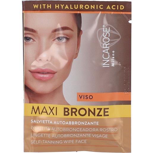 Incarose maxi bronze salvietta autoabbronzante 1 pz salviette