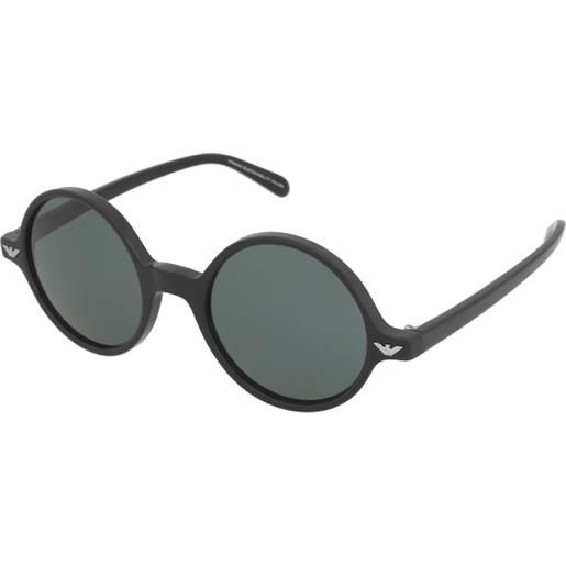 Emporio Armani ea501m 501771 | occhiali da sole graduati o non graduati | unisex | plastica | tondi | nero | adrialenti
