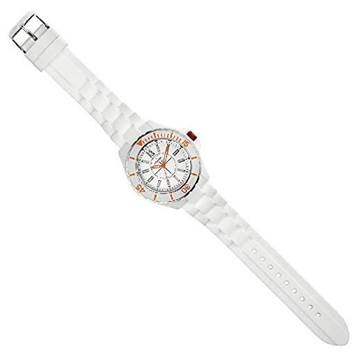 Homemania homot_0733 orologio da polso quartz, analogico, unisex, bianco, 26.7 x 4 x 2.2 cm