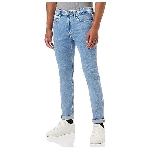 Calvin Klein Jeans slim taper j30j323690 pantaloni, denim (denim light), 32w / 32l uomo