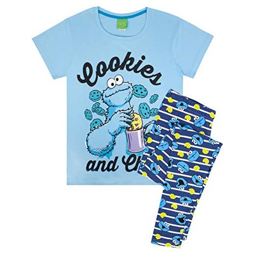 Sesame Street cookie monster womens pyjamas