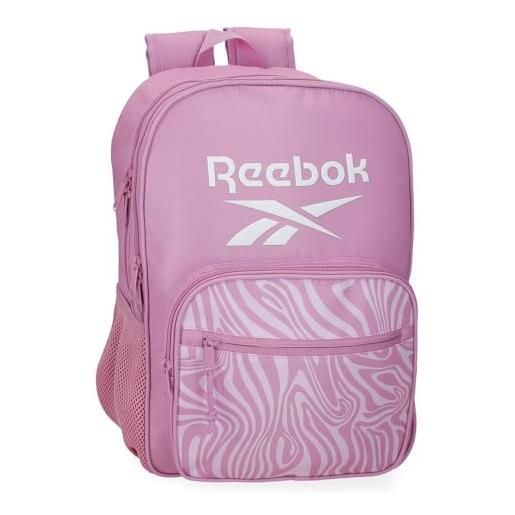 Reebok festival zaino scuola rosa 30 x 40 x 12 cm poliestere 14,4 l by joumma bags, rosa, zaino scuola