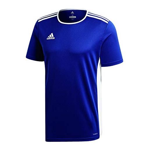 Adidas entrada 18, maglietta uomo, blu (clear blue/white), l