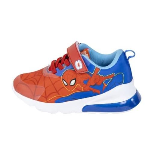 Marvel spiderman scarpe da ragazzi, scarpe sportive da ragazzo, scarpe luminose per bambino, regalo per ragazzi, taglie eu 25 a 32 (25)