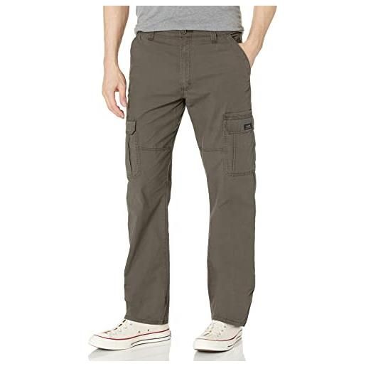 Wrangler Authentics stretch cargo pant pantaloni casual, verde oliva, w34 / l32 uomo
