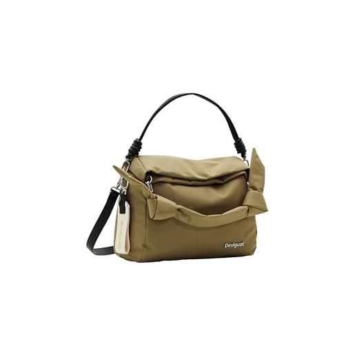 Desigual priori loverty 3.0, accessories nylon hand bag donna, giallo
