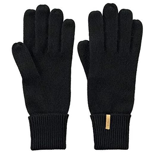Barts - fine knitted glove, scaldabraccia donna, nero, small (taglia produttore: small)