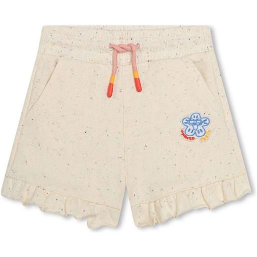 Kenzo Kids shorts in cotone beige