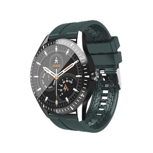 DAM y20 - smartwatch sportivo con cardiofrequenzimetro, impermeabile, con quadrante personalizzabile