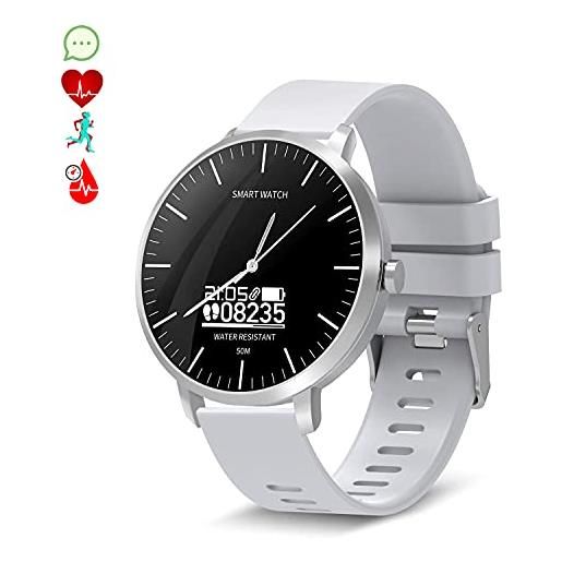 DAM smartwatch con movimento al quarzo e display ak-h6 bluetooth con cardiofrequenzimetro