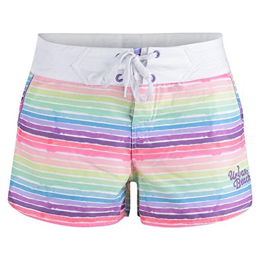 Urban Beach - pantaloncino da spiaggia juicy jungle. Da donna, donna, juicy jungle, white, 8