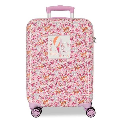 Pepe Jeans sandra valigia da cabina rosa 38 x 55 x 20 cm 0 abs 41,8 l 2,8 kg 0 bags, rosa, valigia cabina