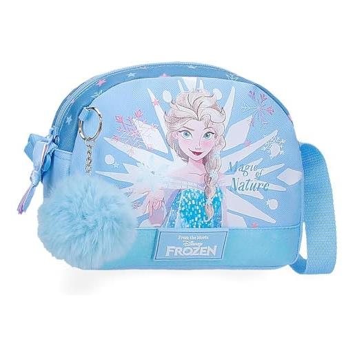 Disney joumma Disney frozen magic ice borsa a tracolla blu 20,5 x 16,5 x 6 cm poliestere by joumma bags, blu, tracolla