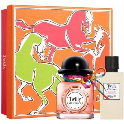 Hermes twilly 50 ml + body lotion cofanetto