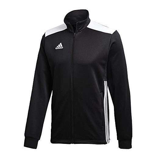 adidas football app generic felpa, nero (black/white), s uomo