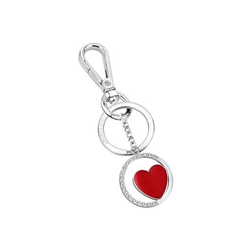 Morellato portachiavi, collezione love, cuore rosso, idee regalo - sd8525