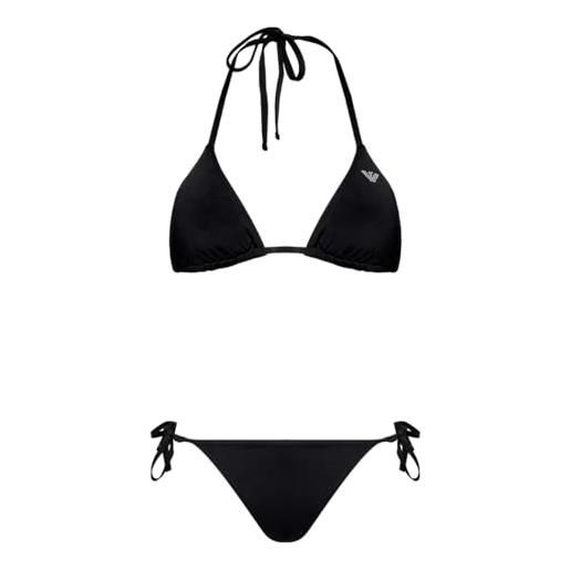 Emporio Armani ea7 set bikini costume da bagno da donna - 911002 (m, nero)